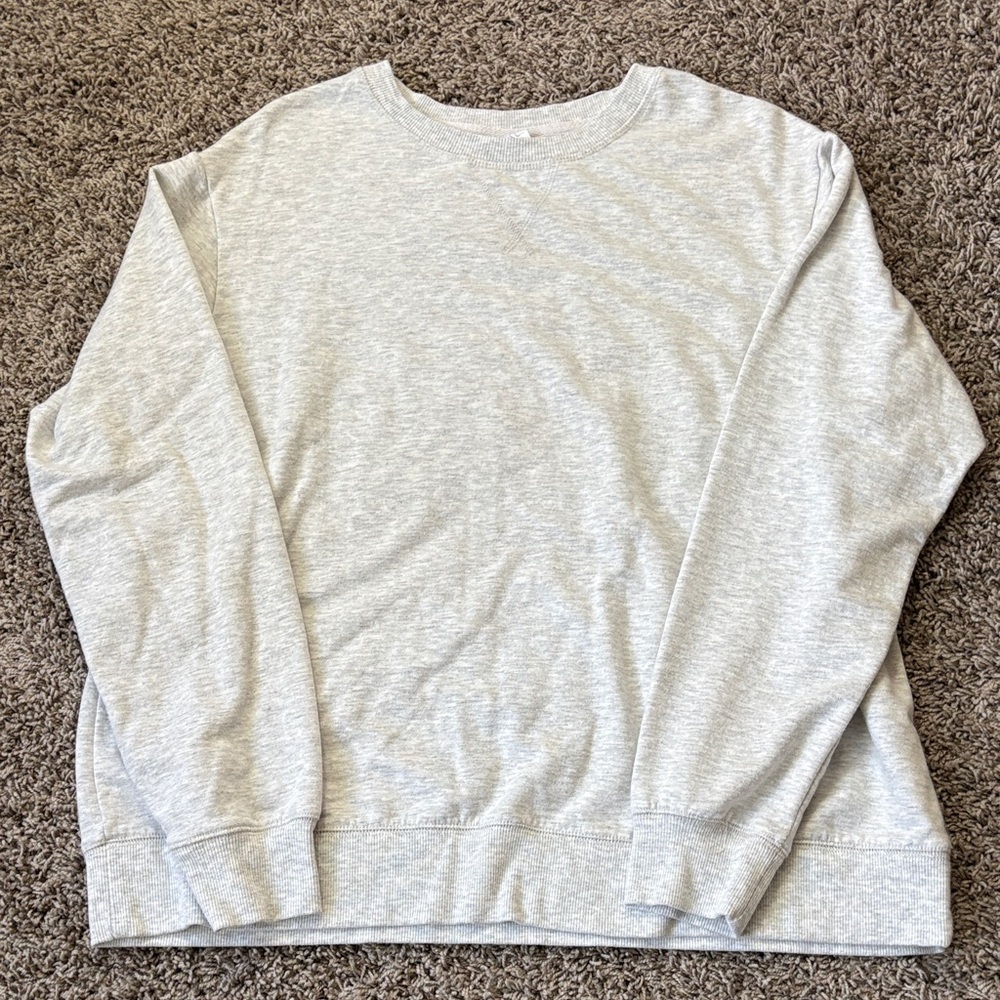 Stars Above Light Gray Pullover